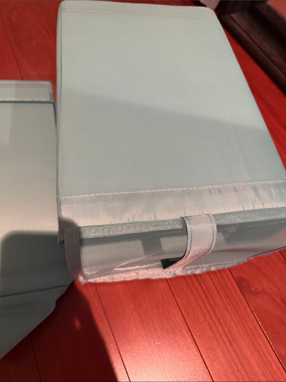 4 Light Tiffany Blue Foldable Storage Box with Lid